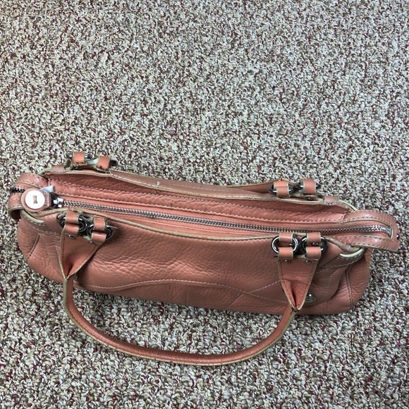 Vintage Salmon Cole Haan Shoulder Purse - Picture 7 of 9
